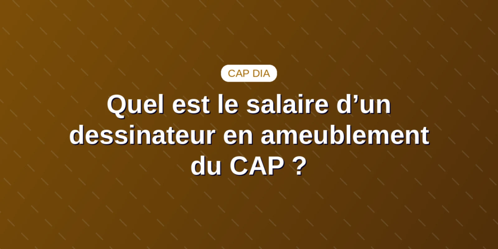 Quel est le salaire d’un dessinateur en ameublement du CAP ? Couverture : Dessinateur projeteur analysant un devis technique devant son poste.
